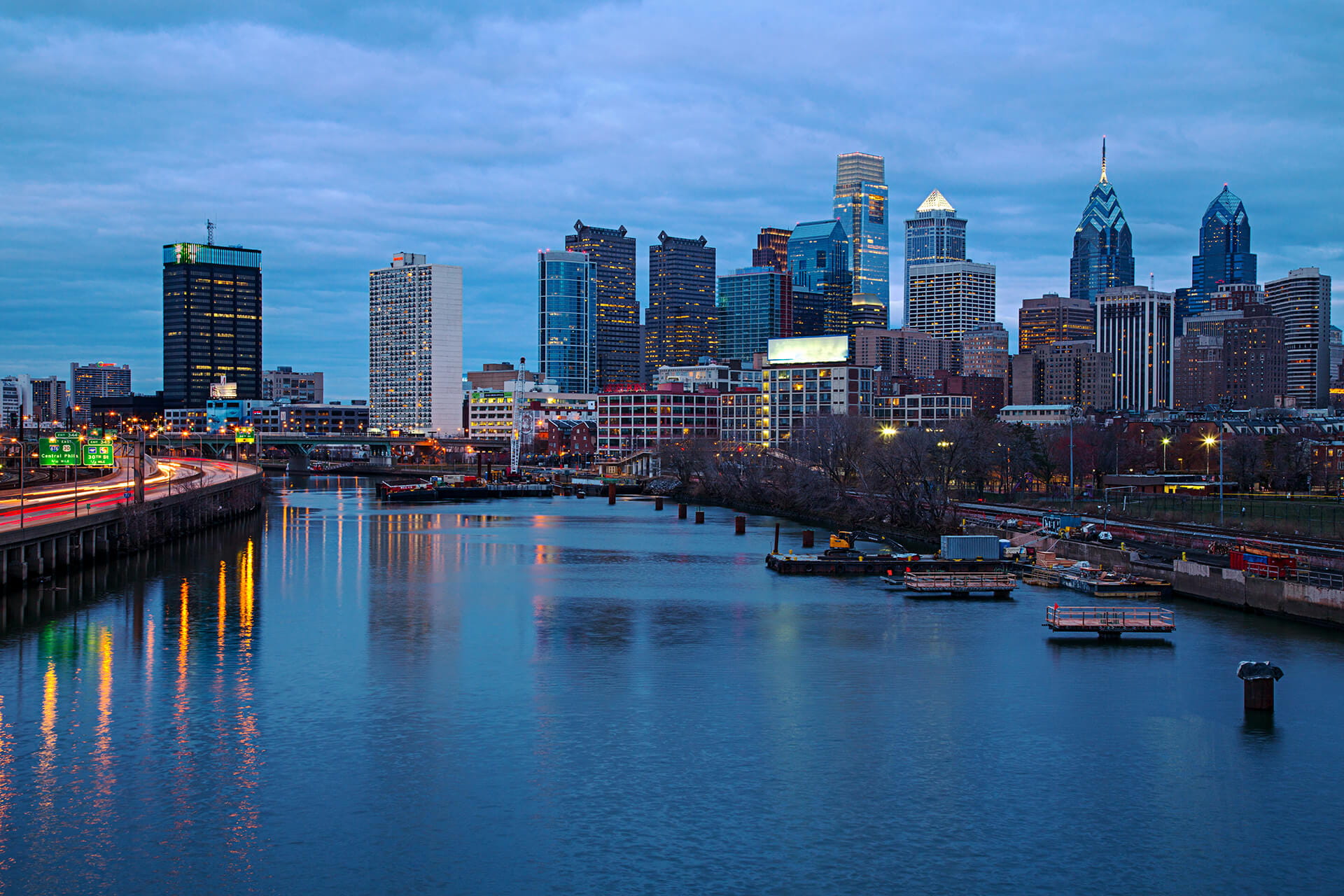 Philadelphia Skyline at Dawn